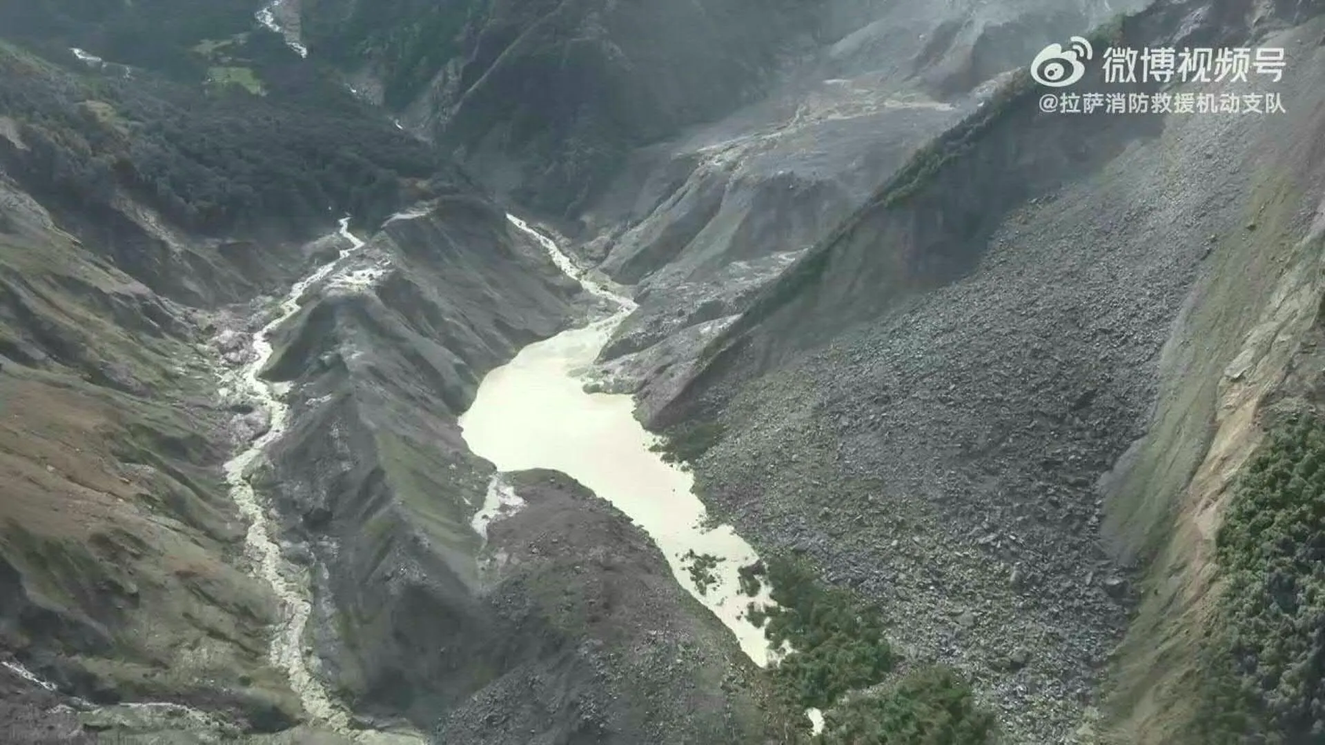 Barrier lake triggers fresh floods, halts rescue at Nepal-China border