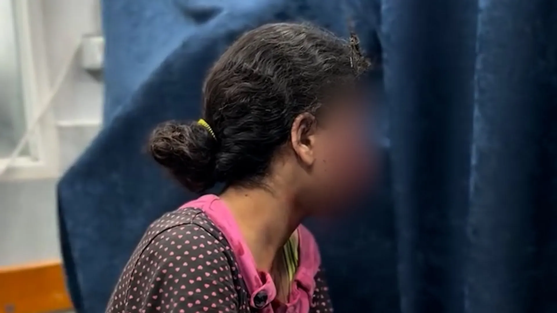Children Affected by Overnight Israeli Strikes in Gaza