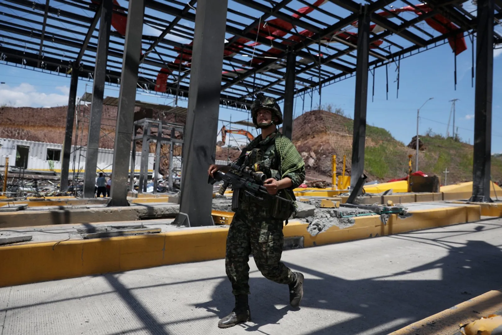 Explosion Rocks Pan-American Highway Following Presidential Inauguration in Colombia