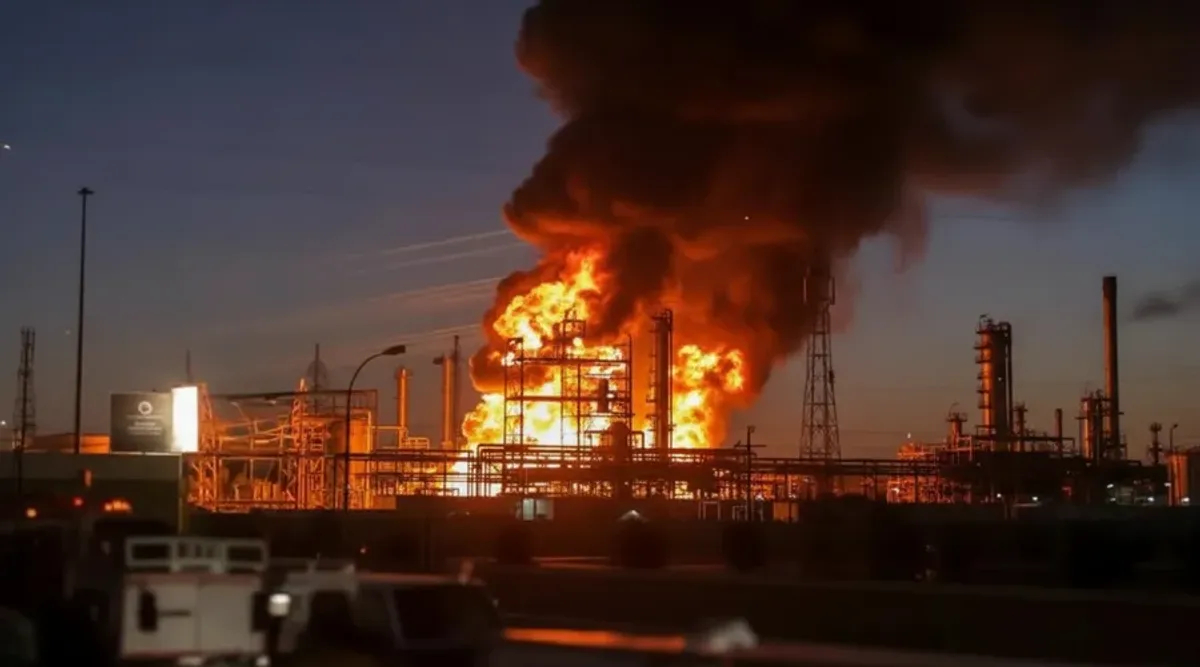 Fire Erupts at Baghdad Oil Refinery Following Unidentified Explosions