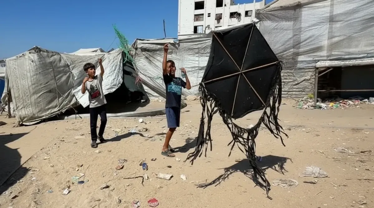 Gaza Children Fear Flying Kites After Israeli 'Act of War' Threat