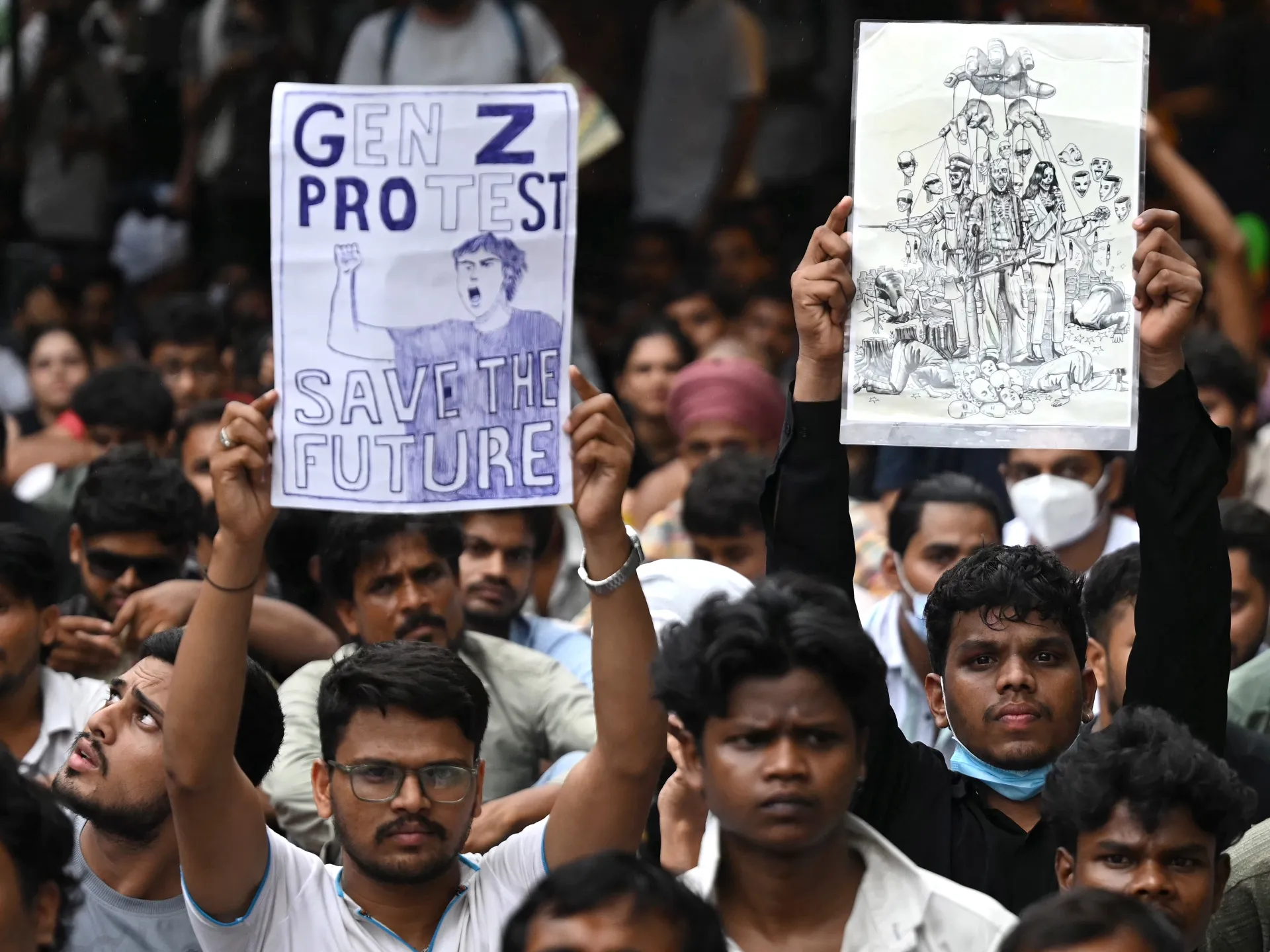 Indian Youth Movement Engages Government Amidst Ongoing Examination Protest
