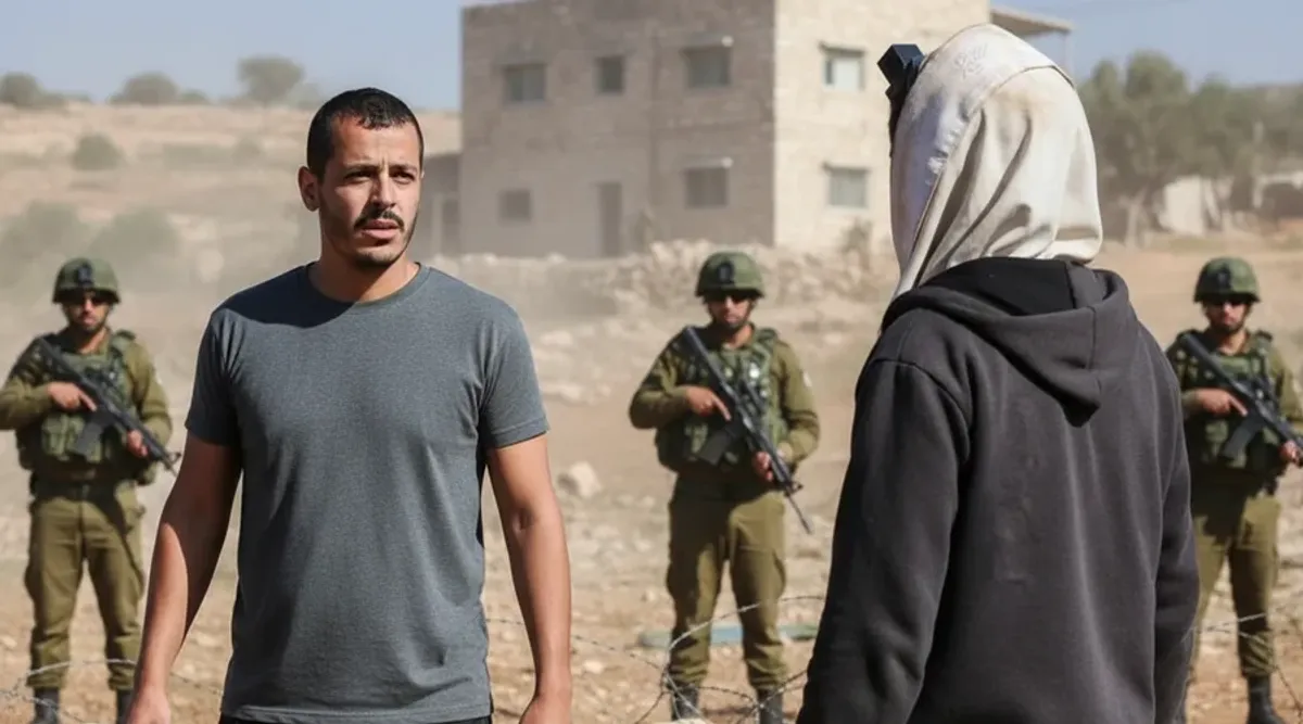 Israeli Settlers and Forces Surround Palestinian Home in West Bank’s Qusra