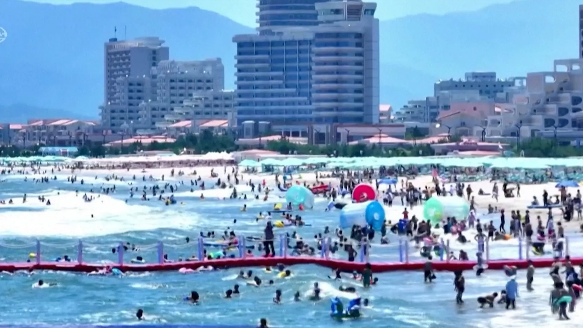 North Koreans Flock to Luxury Beach Resort During Heatwave