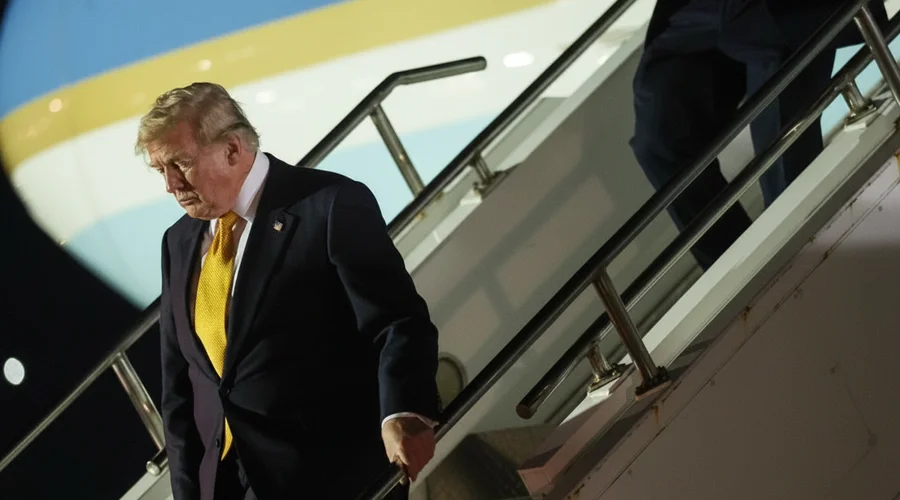 President Trump's Secret Flight Change After NATO Summit Sparks Controversy