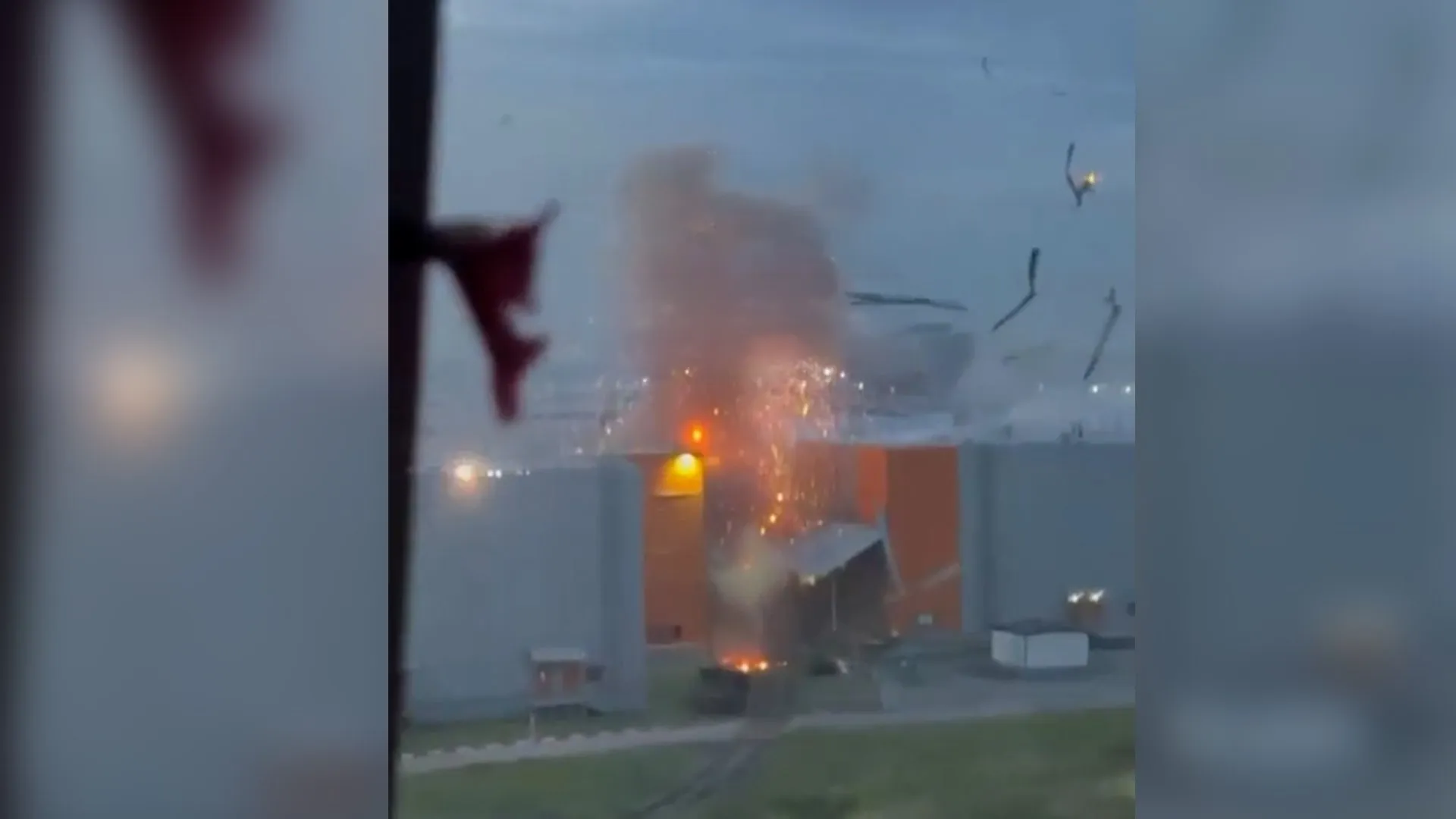Significant Blaze Erupts at St. Petersburg Warehouse Following Alleged Drone Attack