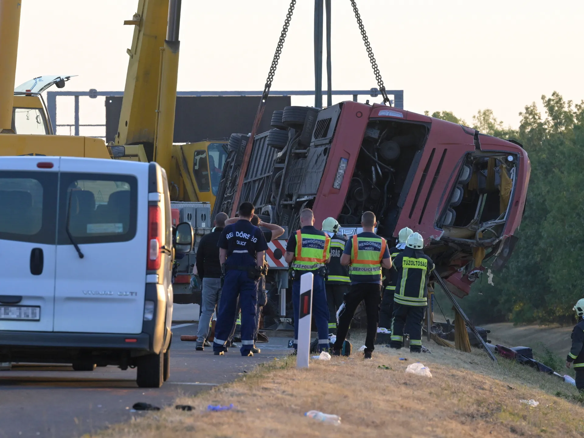 Tragic Bus Accident in Hungary Claims Twelve Lives, Injures Dozens
