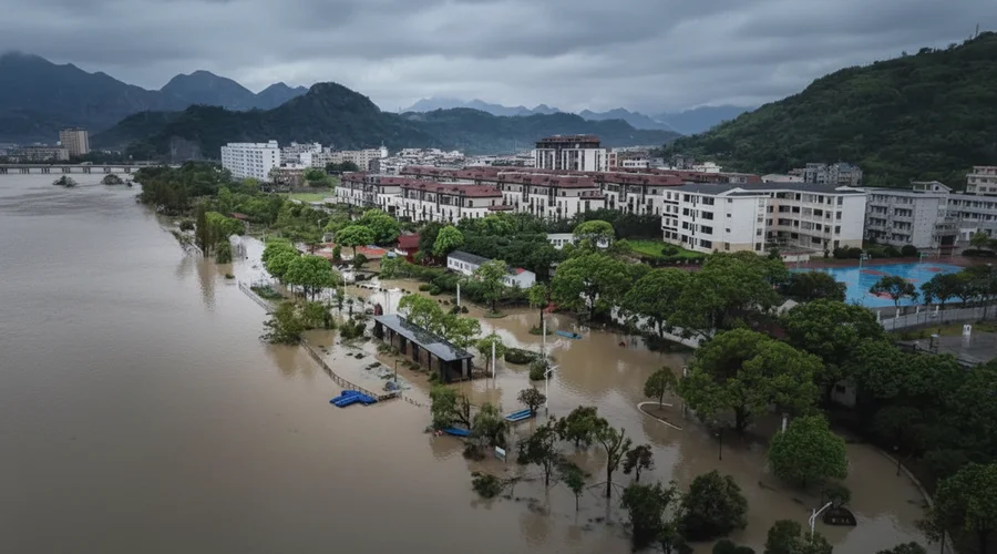 Tropical Storm Dolphin Unleashes Deluge Across Eastern China, Prompts Widespread Evacuations