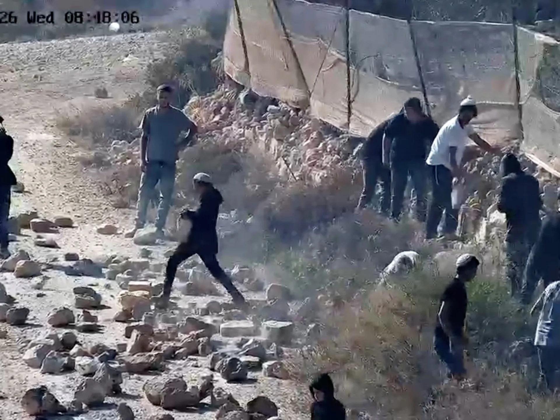 West Bank Village of Qusra Under Siege by Settlers for One Week